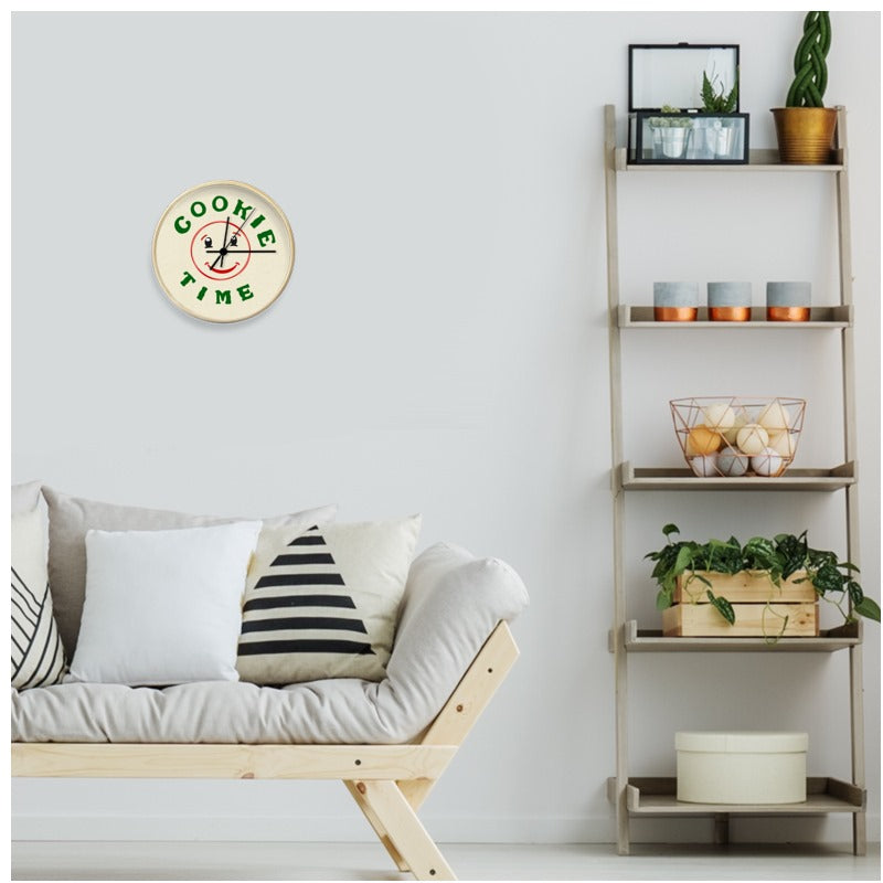 Cookie Time Wall Clock - Handmade Friends Monica’s apartment inspired