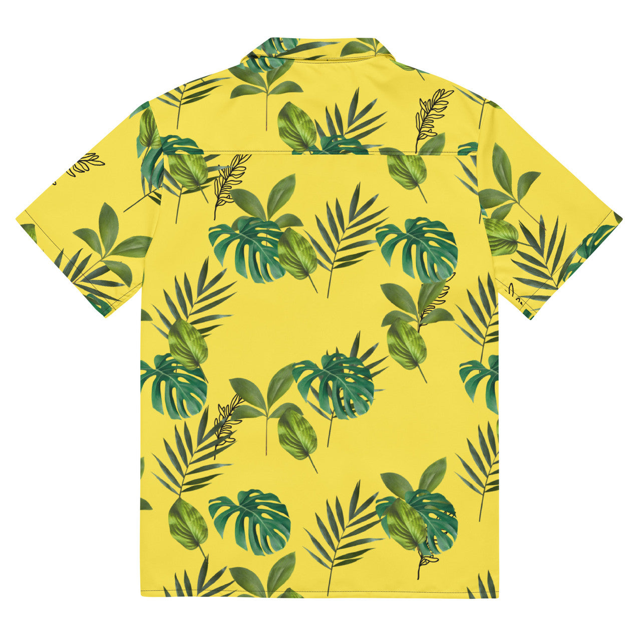 Klaus Tropical Yellow KiSS Unisex button shirt - Yellow Umbrella Academy Inspired Robert Sheehan cosplay