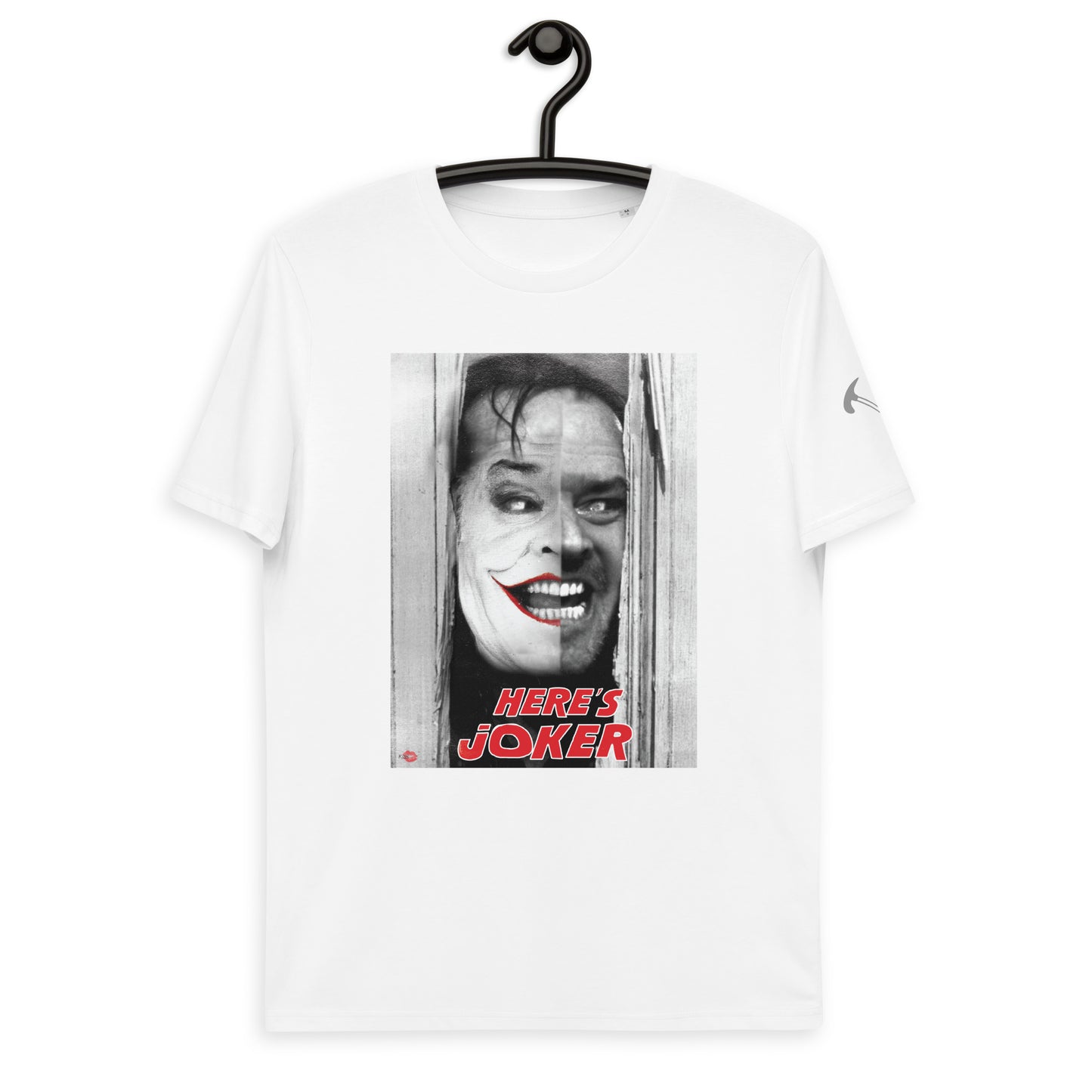Here's Joker KiSS Unisex organic cotton t-shirt - Jack Nicholson Johnny The Shining Axe