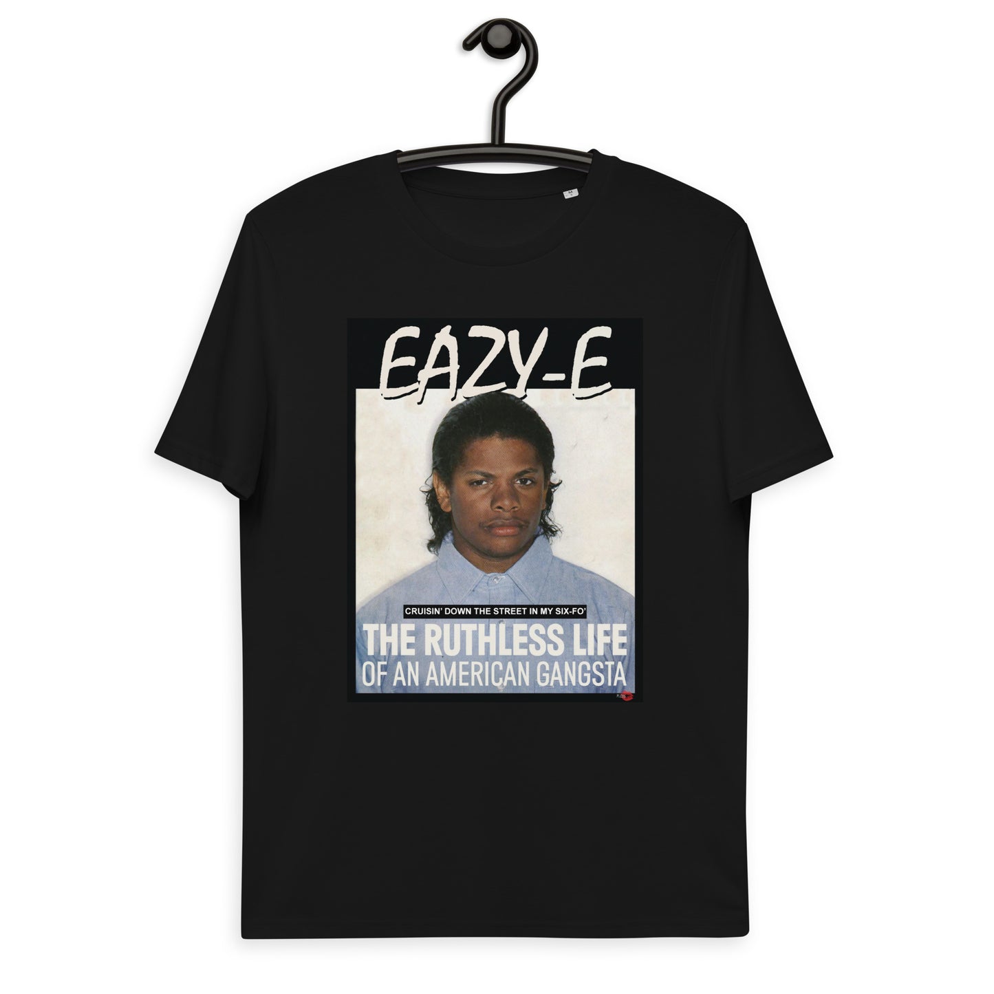 EazyE Unisex organic cotton t-shirt - Gangsta NWA inspired 90s Urban - Rap Music Hip Hop