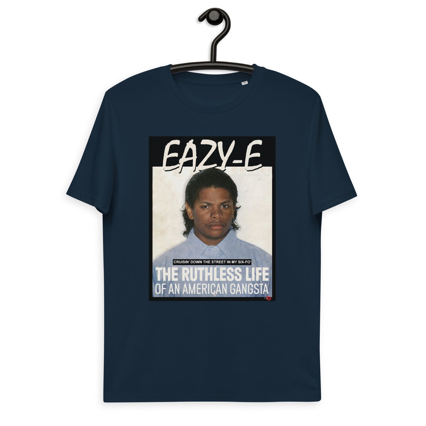 EazyE Unisex organic cotton t-shirt - Gangsta NWA inspired 90s Urban - Rap Music Hip Hop