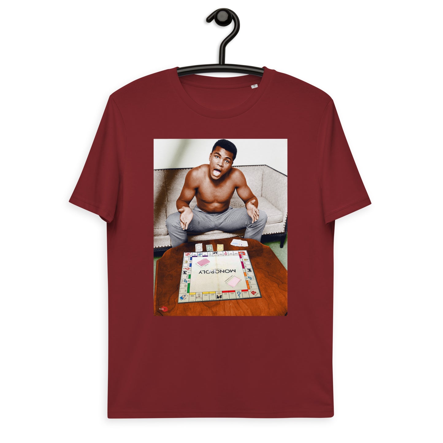 MonopALI KiSS Unisex organic cotton t-shirt - Muhammad Ali Iconic Boxing Sports