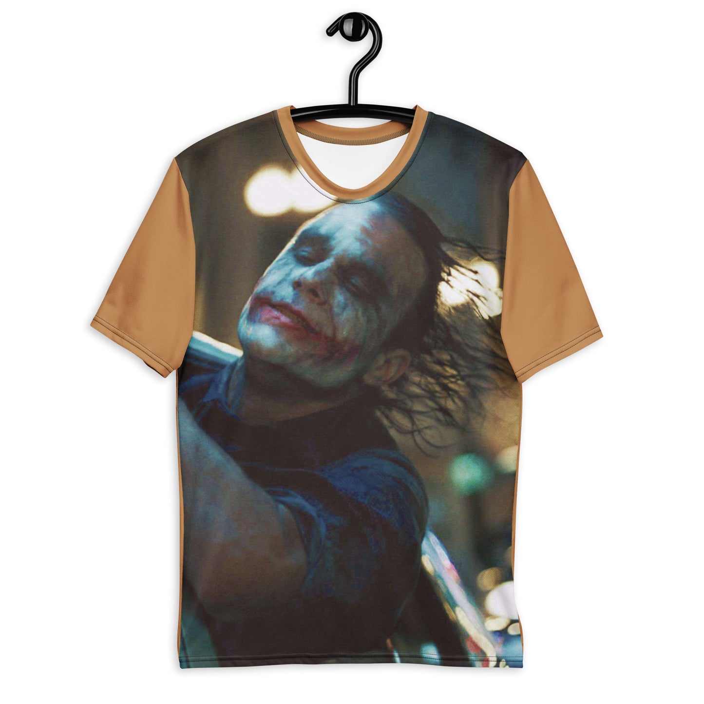 Joker Cop Car KiSS Men's t-shirt - Dark Knight inspired Heath Ledger Villain Superhero