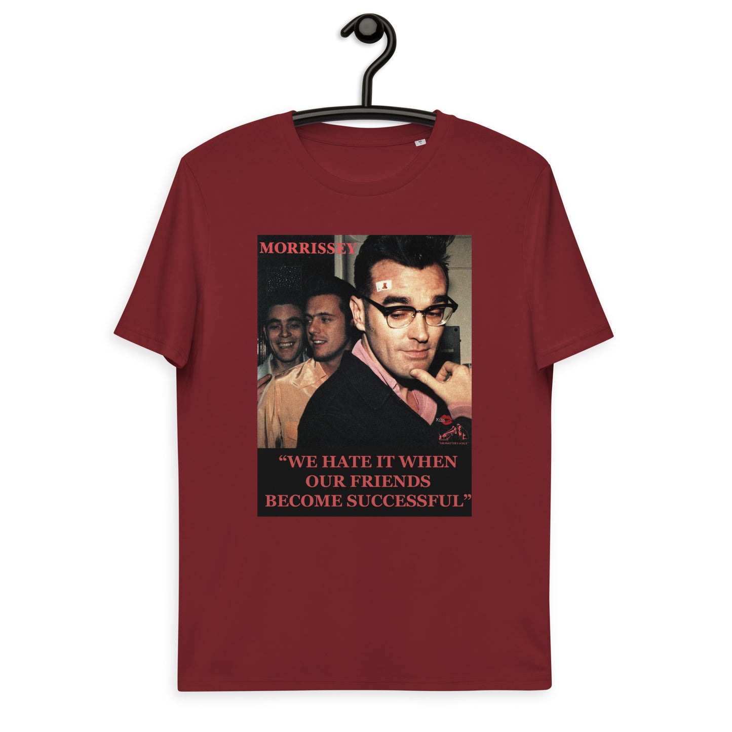 Morrissey KiSS Unisex organic cotton t-shirt - Smiths Friends Music