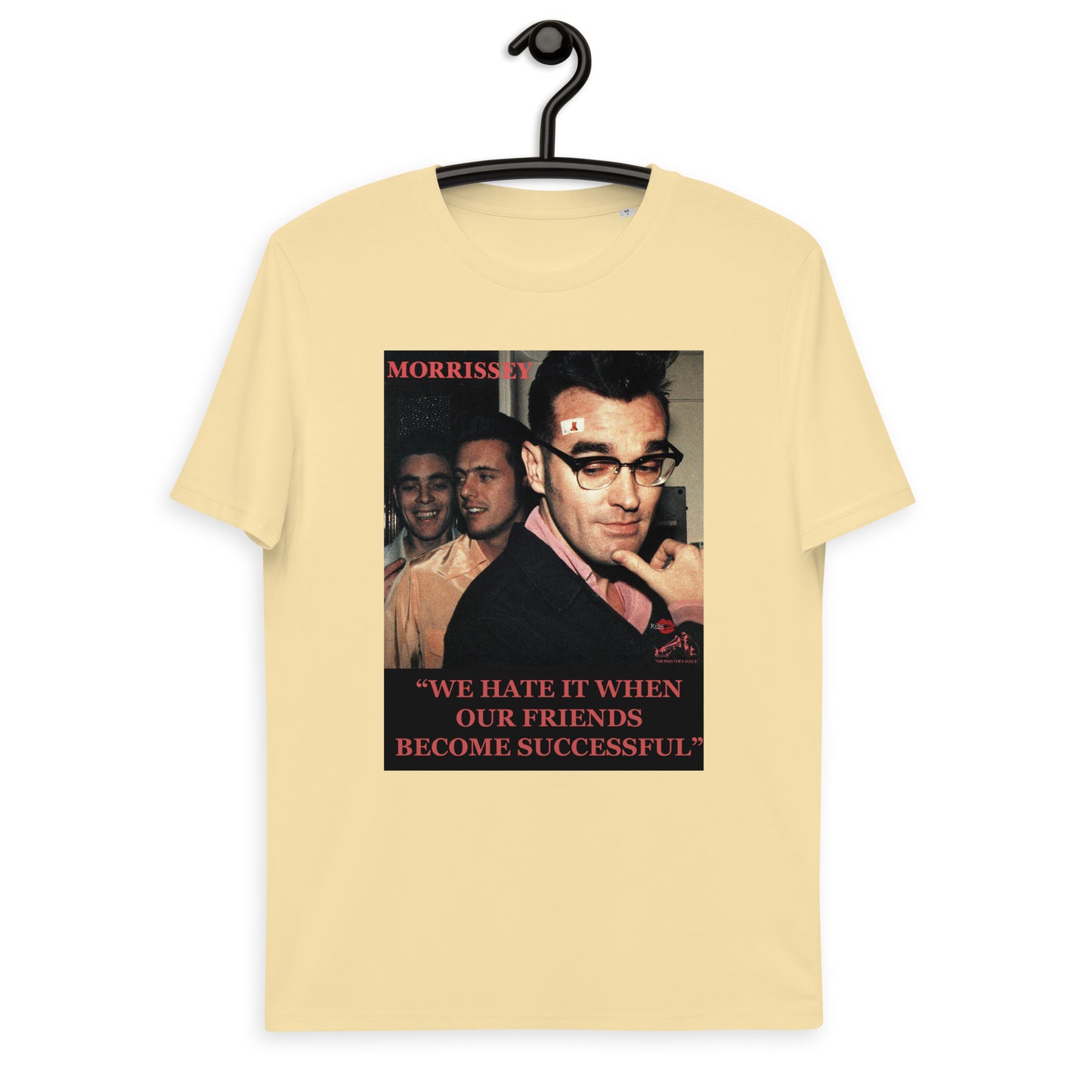 Morrissey KiSS Unisex organic cotton t-shirt - Smiths Friends Music