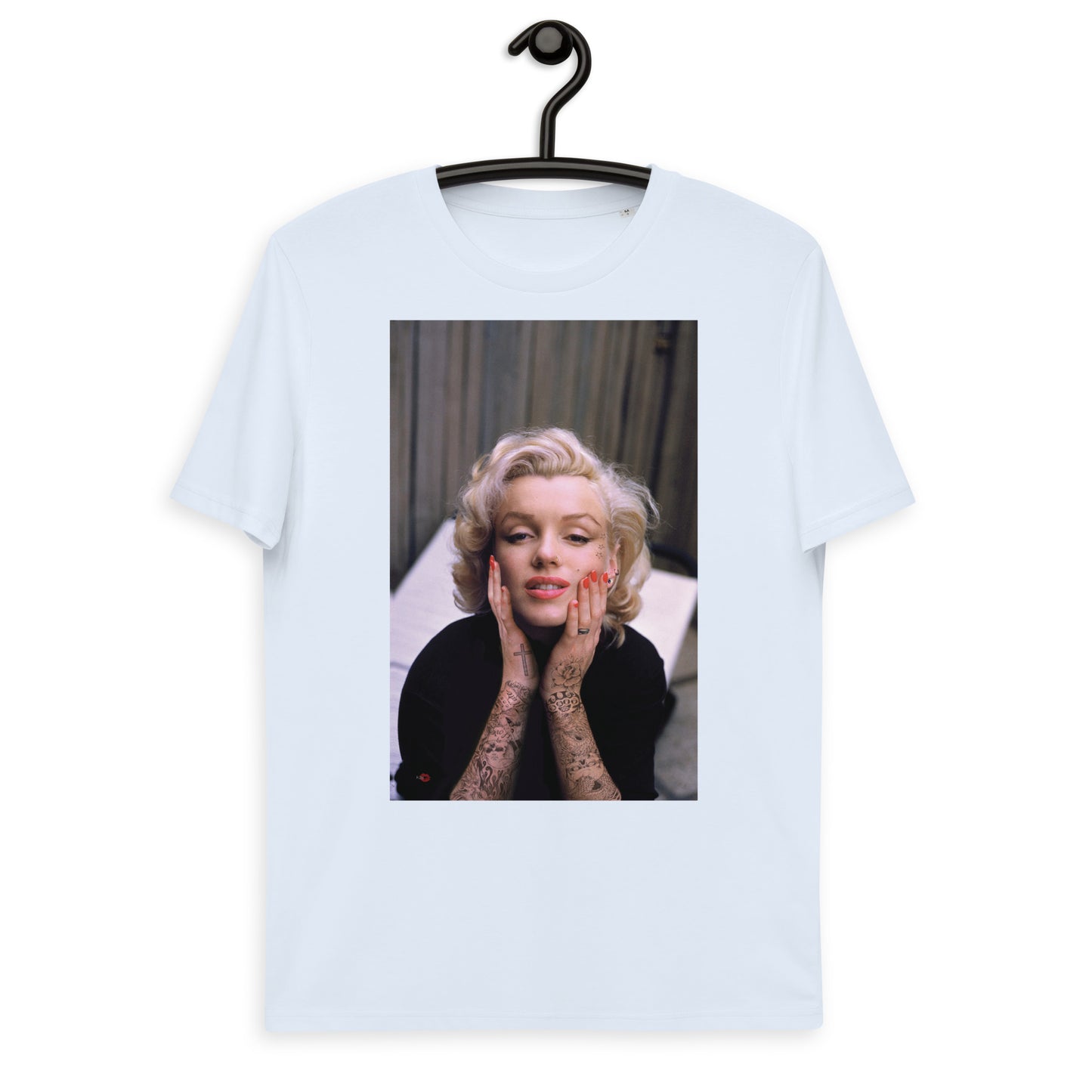 Marilyn Monroe Tattooed KiSS Unisex organic cotton t-shirt - Inked Sleeve Tattooist