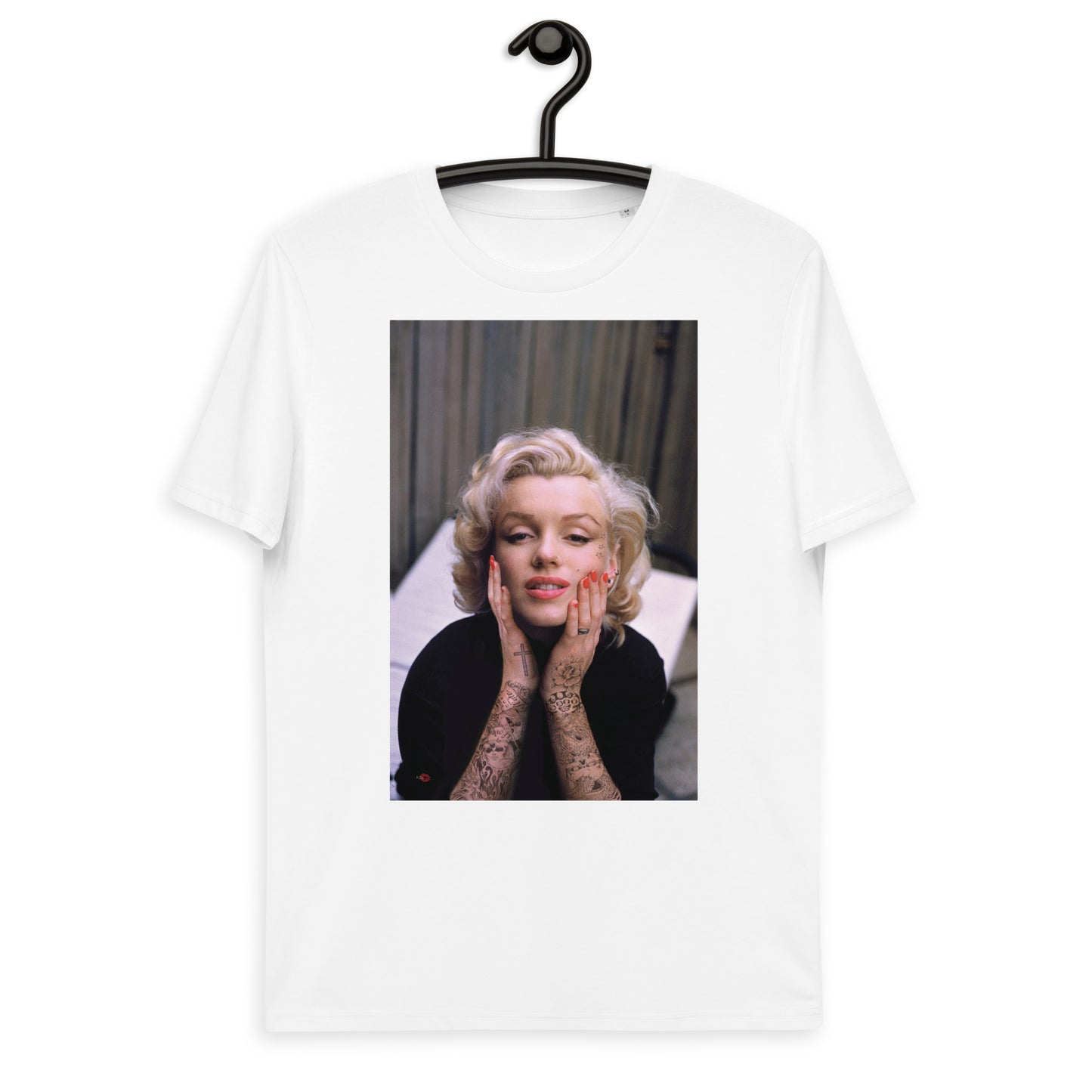 Marilyn Monroe Tattooed KiSS Unisex organic cotton t-shirt - Inked Sleeve Tattooist