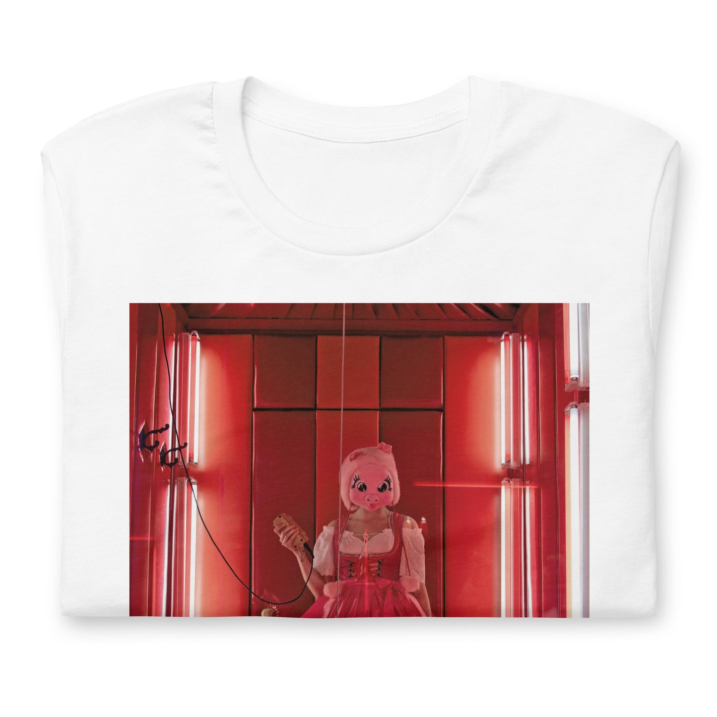 Villanelle Pig Red Light KiSS Unisex t-shirt - Jodie Comer assassin Amsterdam