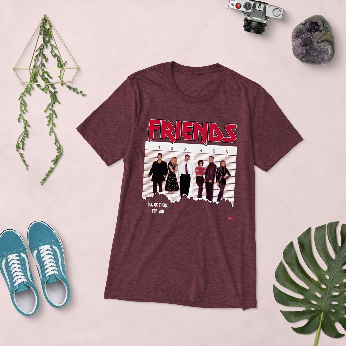 Friends 'Band Tee' Tour 94 KiSS Short sleeve t-shirt - New York City Tour Rock theme tv show