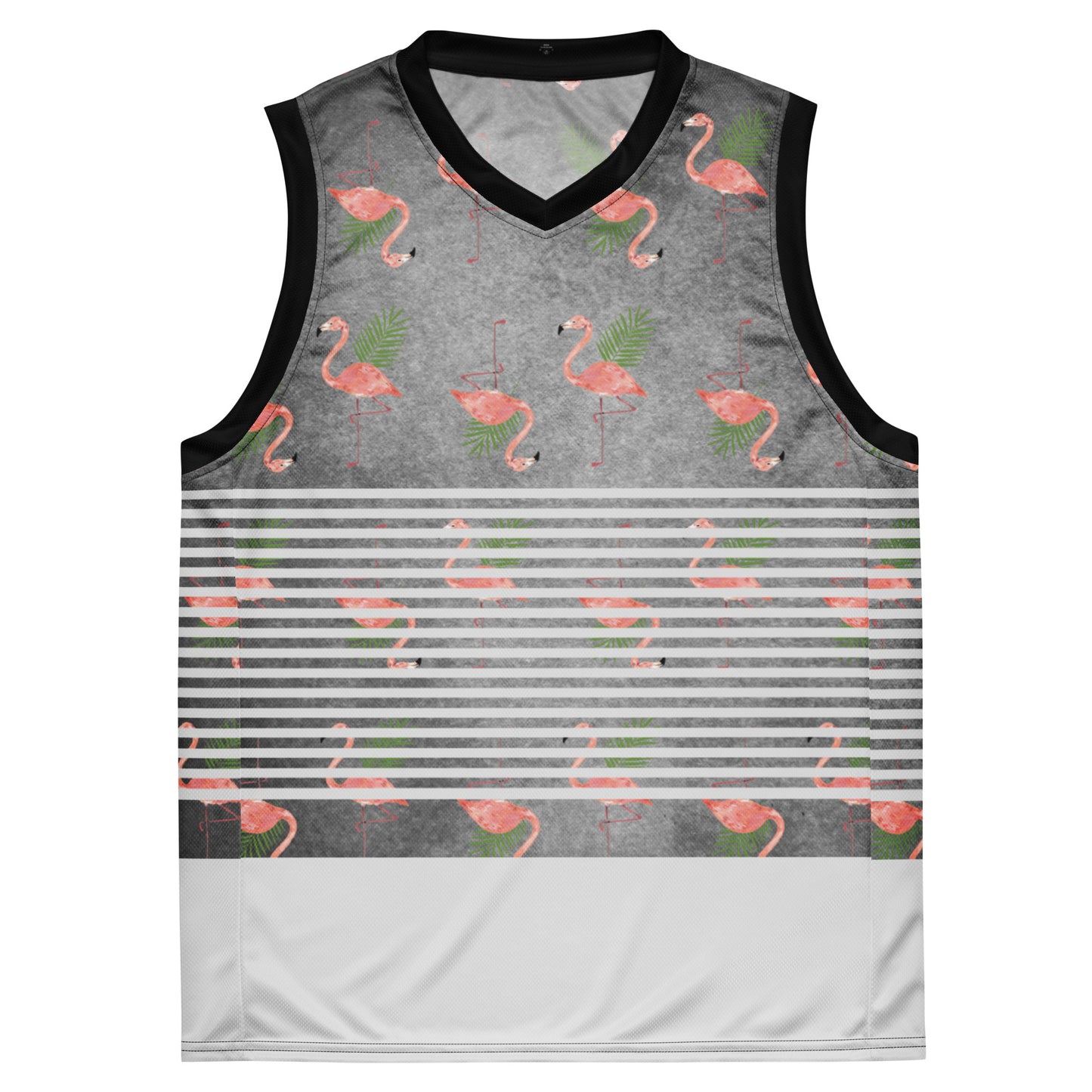 Flamingo KiSS Recycled unisex basketball jersey - Brooklyn Nine Nine inspired 99 Jake Peralta Coral Palms