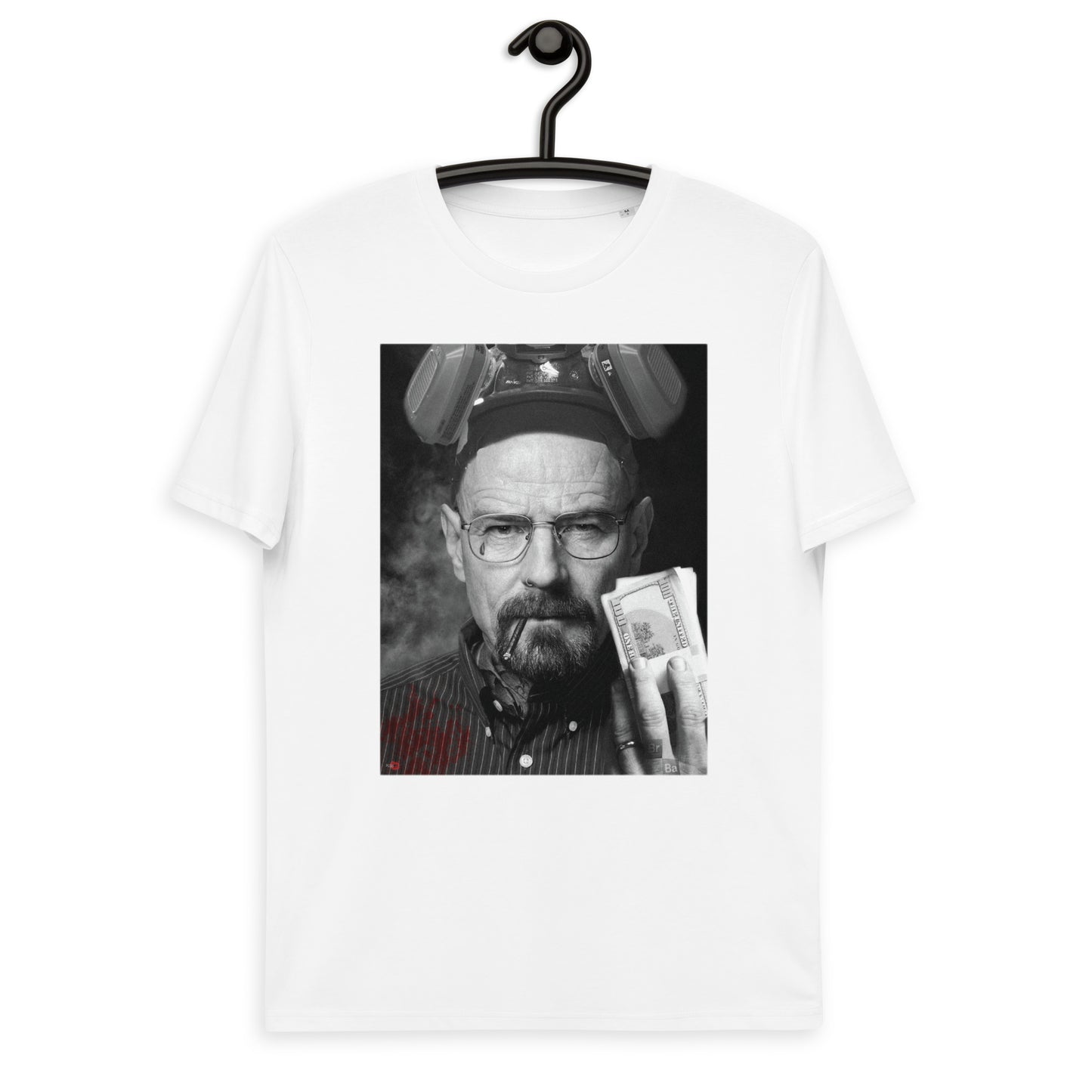 Walter KiSS Unisex organic cotton t-shirt - Heisenberg Breaking Bad Inspired White Tattoo