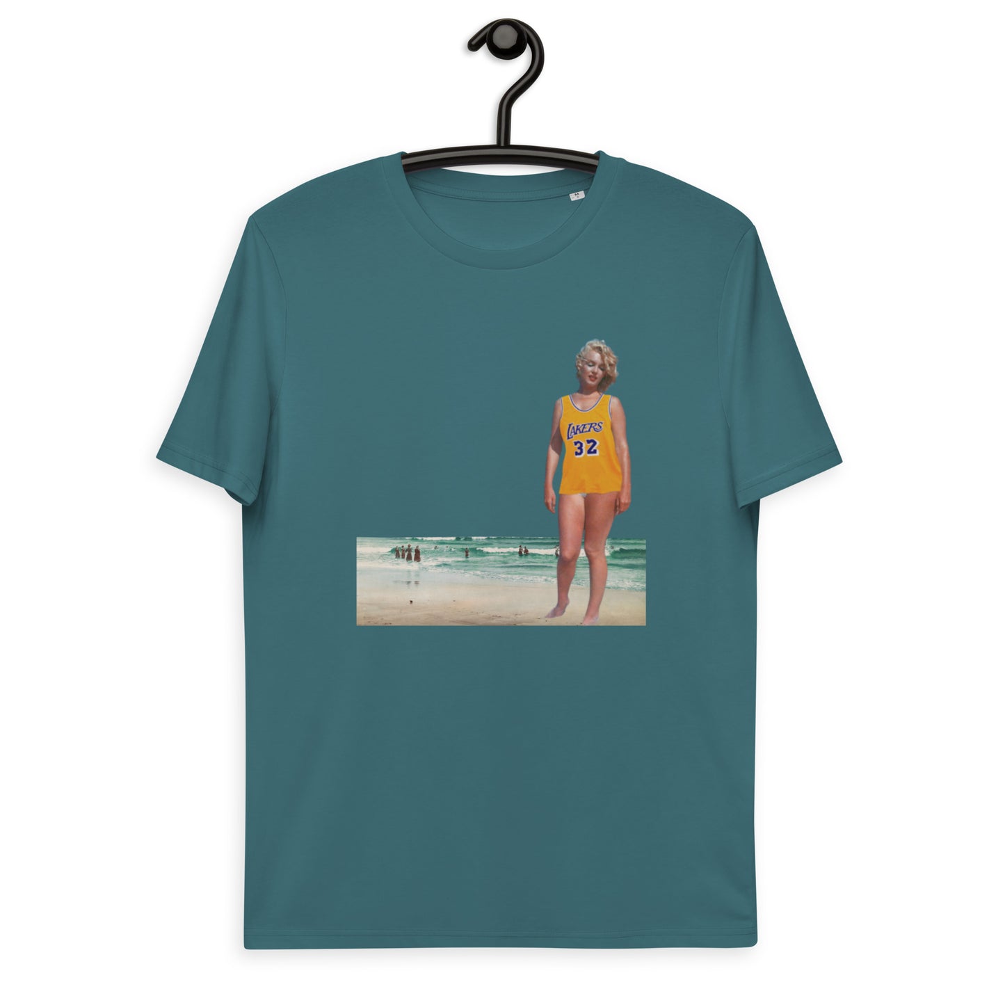 Marilyn Los Angeles Beach KiSS Unisex organic cotton t-shirt - Lakers Summer sports