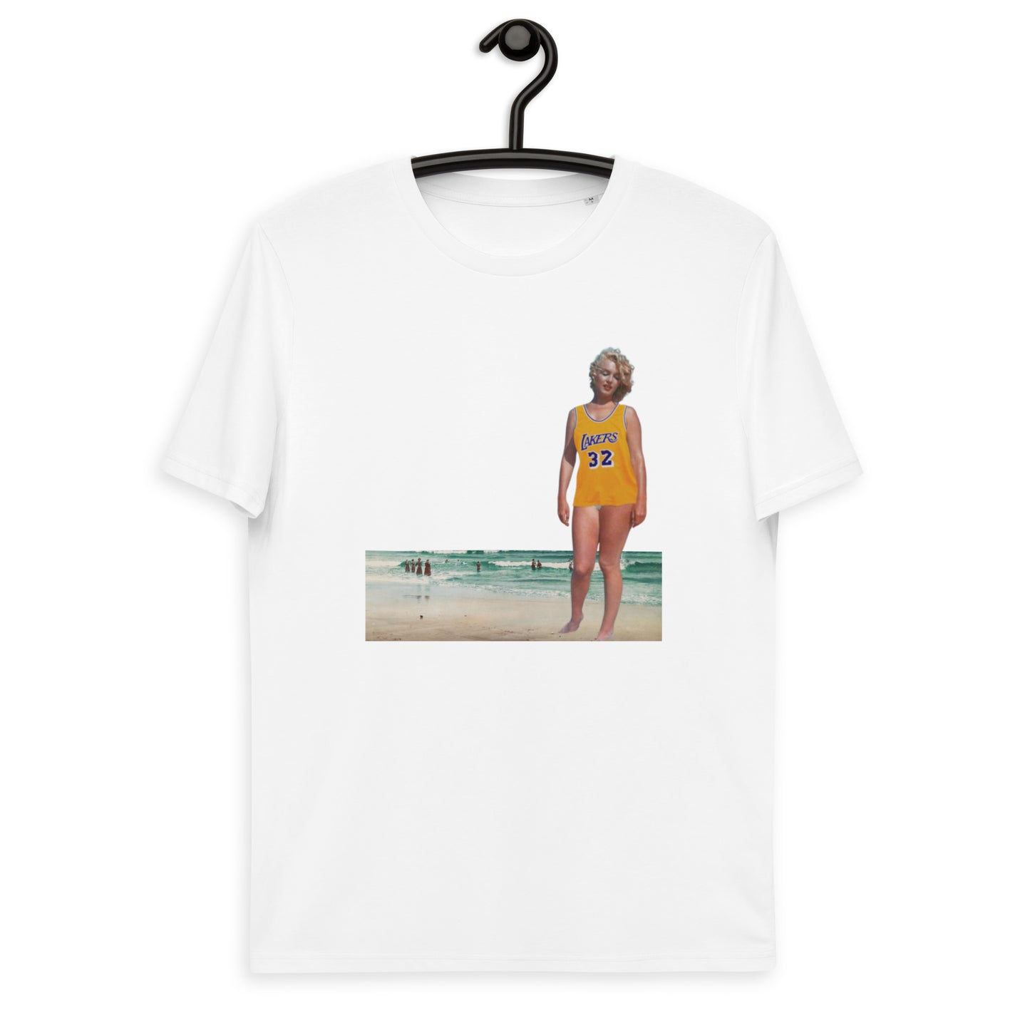 Marilyn Los Angeles Beach KiSS Unisex organic cotton t-shirt - Lakers Summer sports