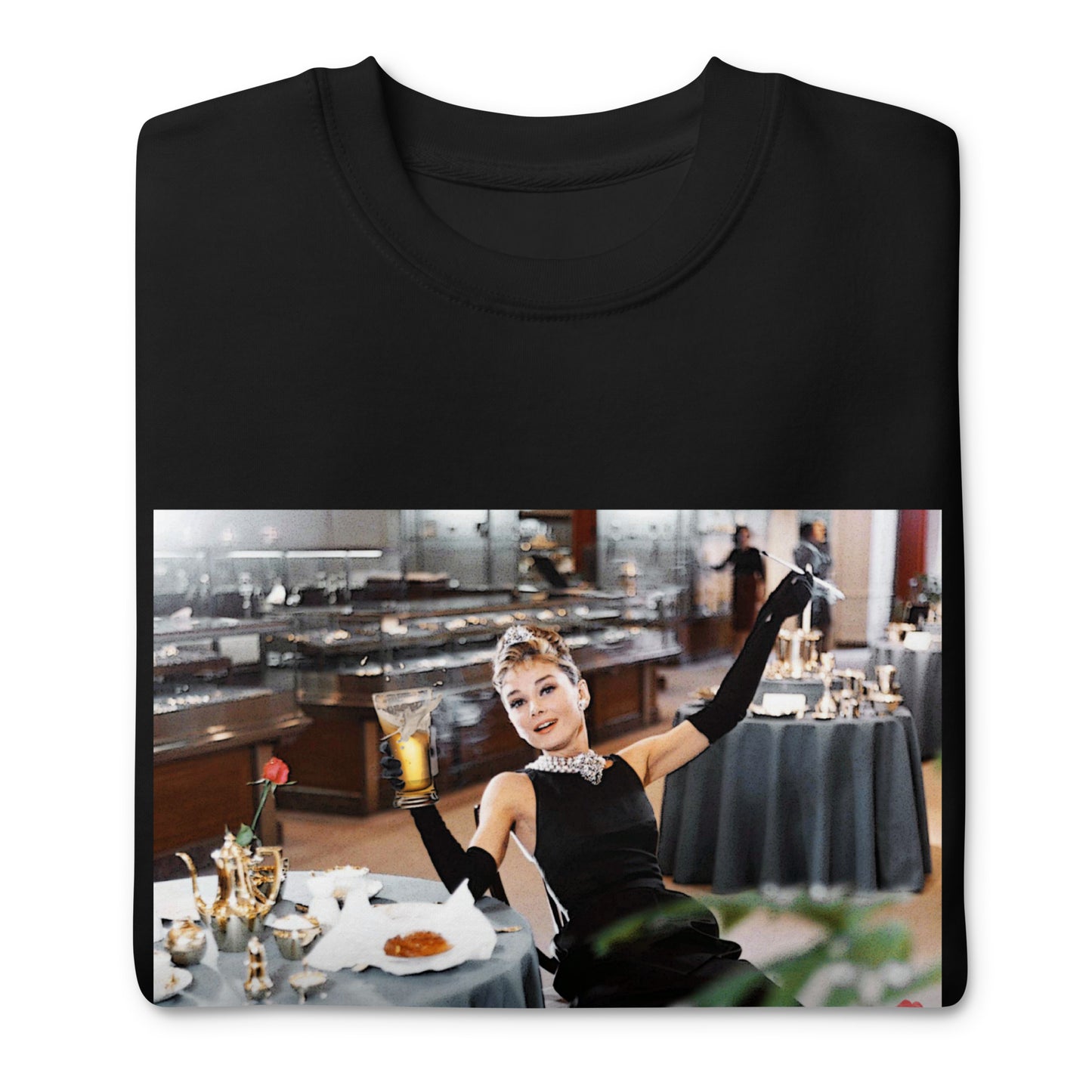 Audrey Hepburn Unisex Premium Sweatshirt - Hollywood Breakfast at Tiffany’s beer
