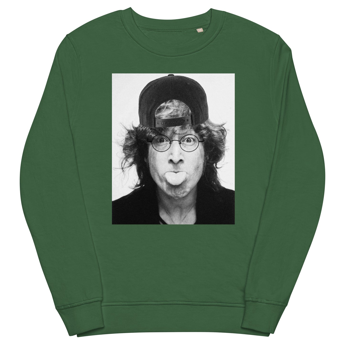 John Lennon SnapBack KiSS Unisex organic sweatshirt - Beatles music