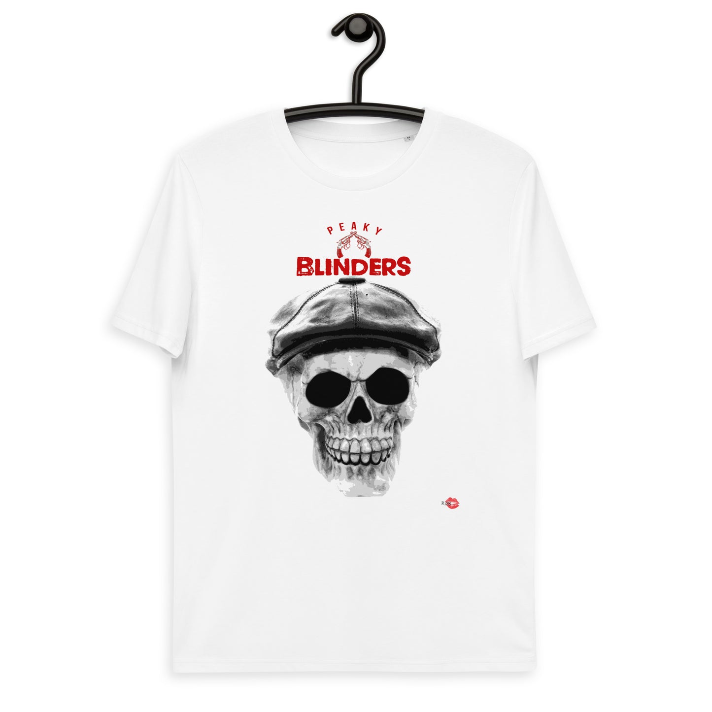 Peaky Blinders Skull KiSS Unisex organic cotton t-shirt - Tommy Shelby inspired tv show