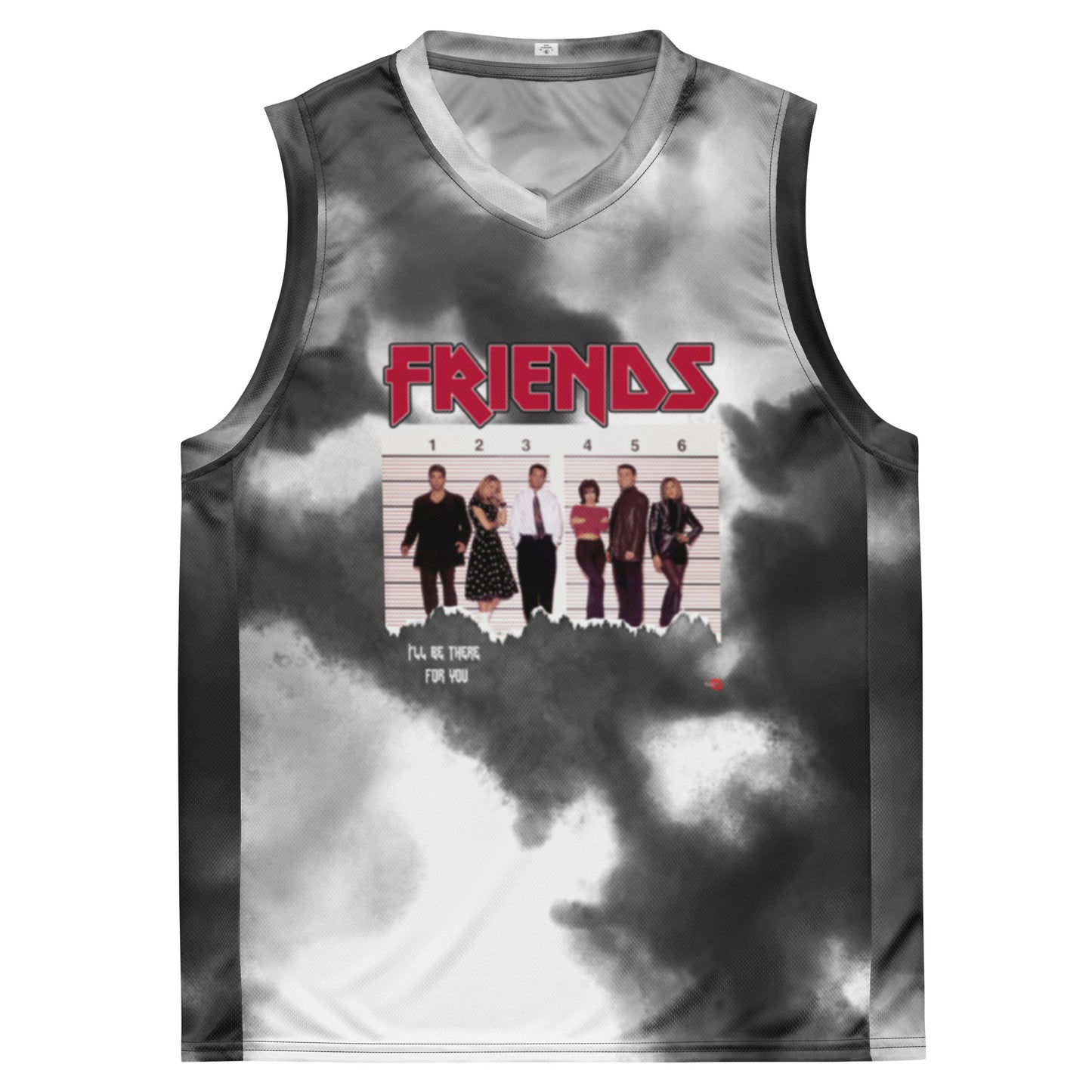Friends 'Band' Tour 94 KiSS Recycled unisex basketball jersey - New York City Rock style