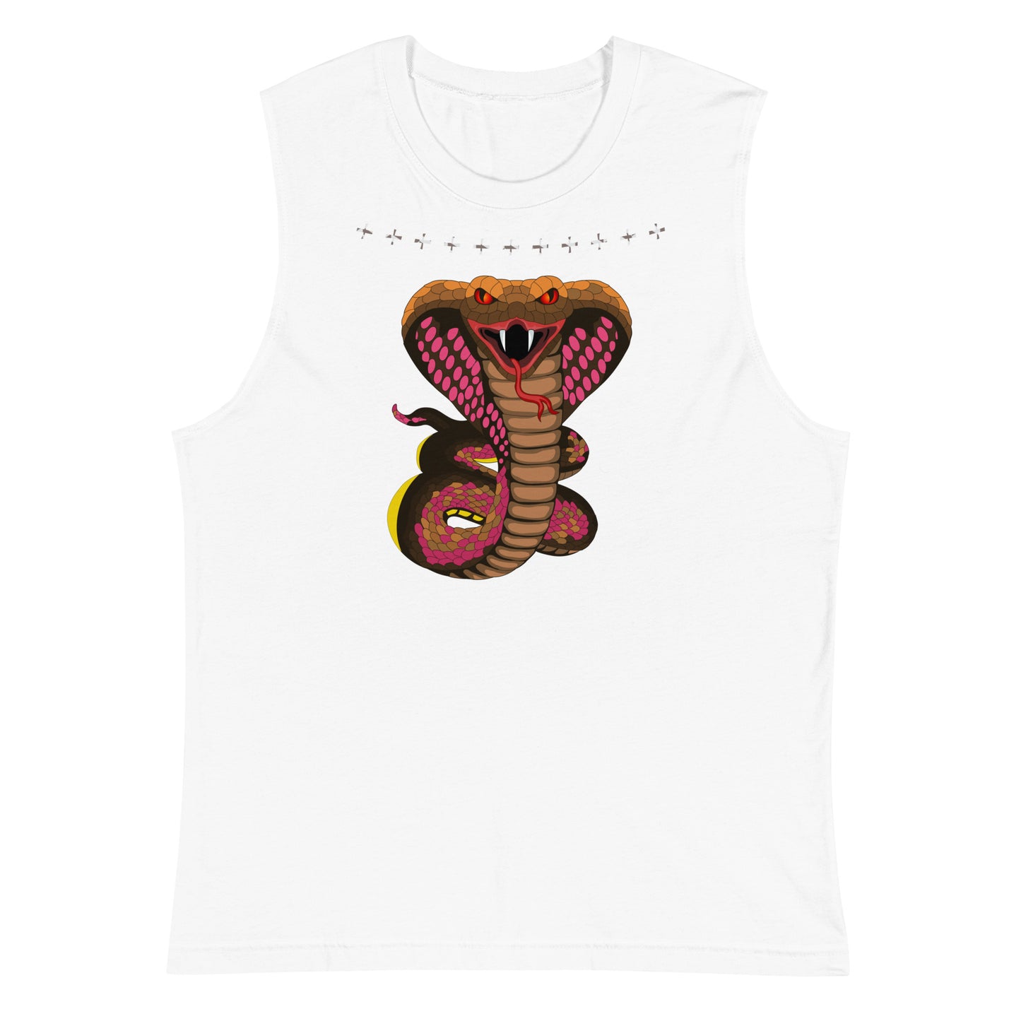 Cobra KiSS Unisex Tank Top - Snake print vest top
