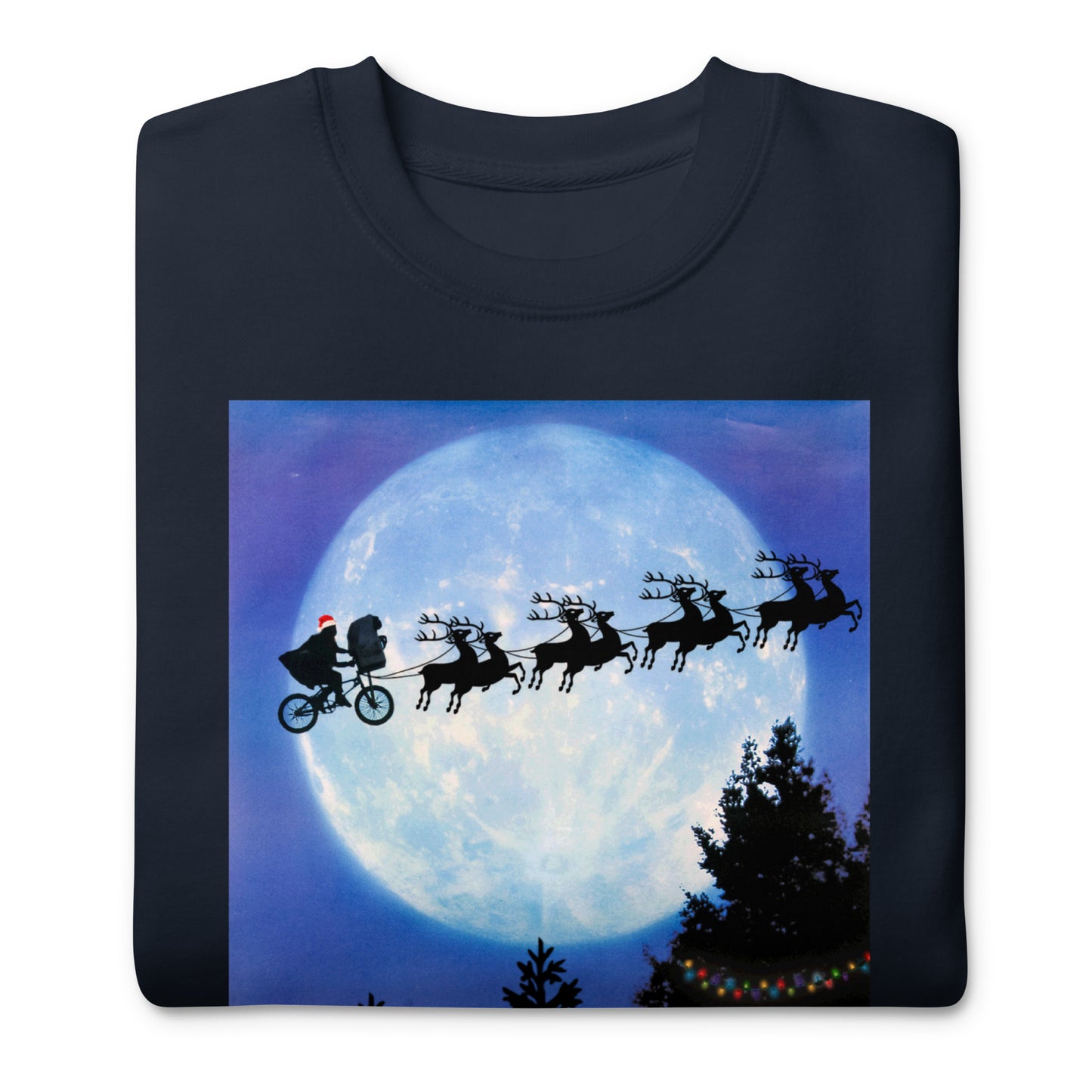 ET Reindeer KiSS Unisex Premium Sweatshirt - 80s Movie Christmas Santa