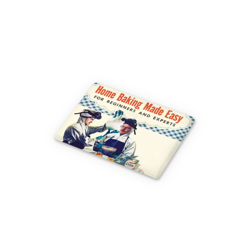Baking Breaking Bad KiSS Chopping Board - Jesse Pinkman and Walter White - 30s 40s recipe book style - Vintage theme - Kitchen