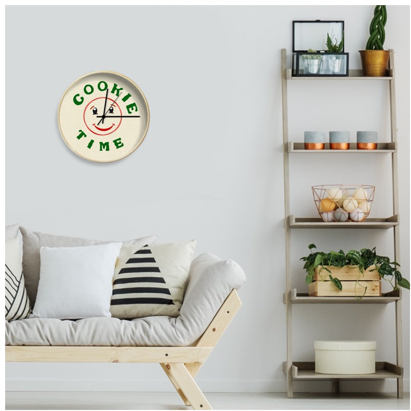 Cookie Time Wall Clock - Handmade Friends Monica’s apartment inspired
