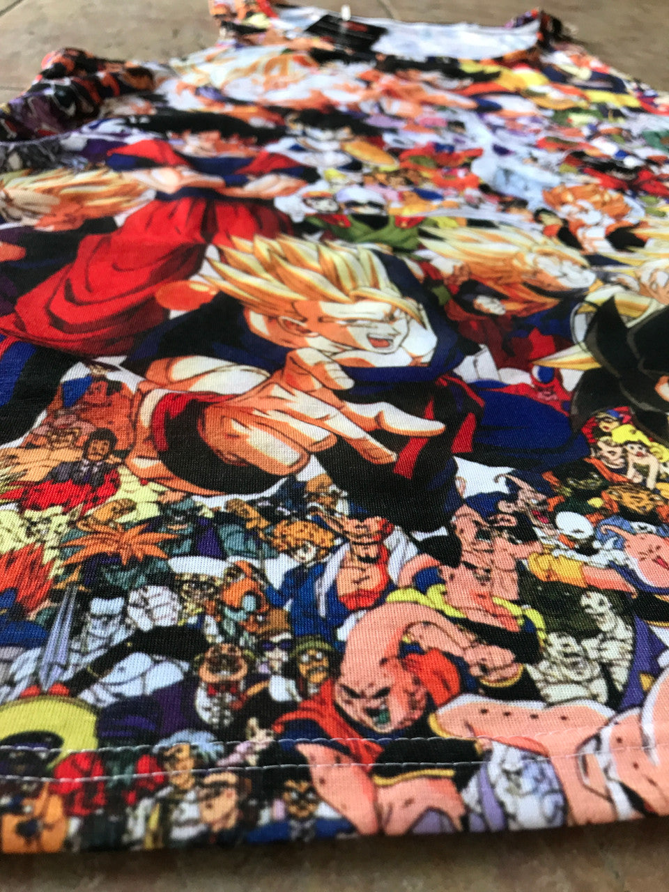 Dragon Ball Z Inspired KiSS Vest - Characters Collage - Gamer Gift for him & her