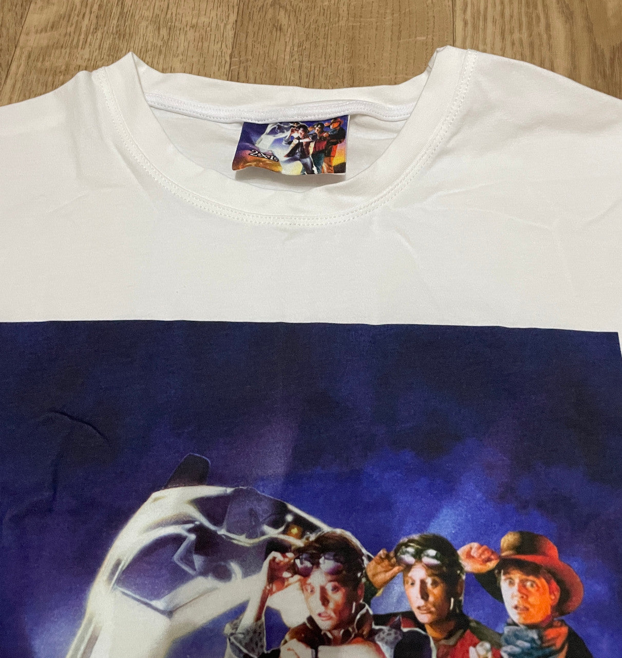 Back To The Future KiSS T-Shirt - Trilogy Art - Marty McFly 80s Delorean, Doc - Michael J Fox