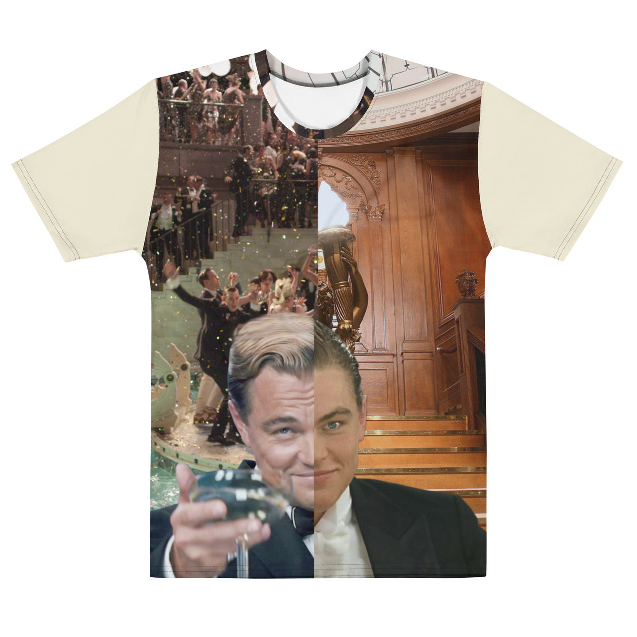 DiCaprio: Gatsby/Titanic KiSS Men's t-shirt - Jack Dawson Jay Gatsby Leonardo movies
