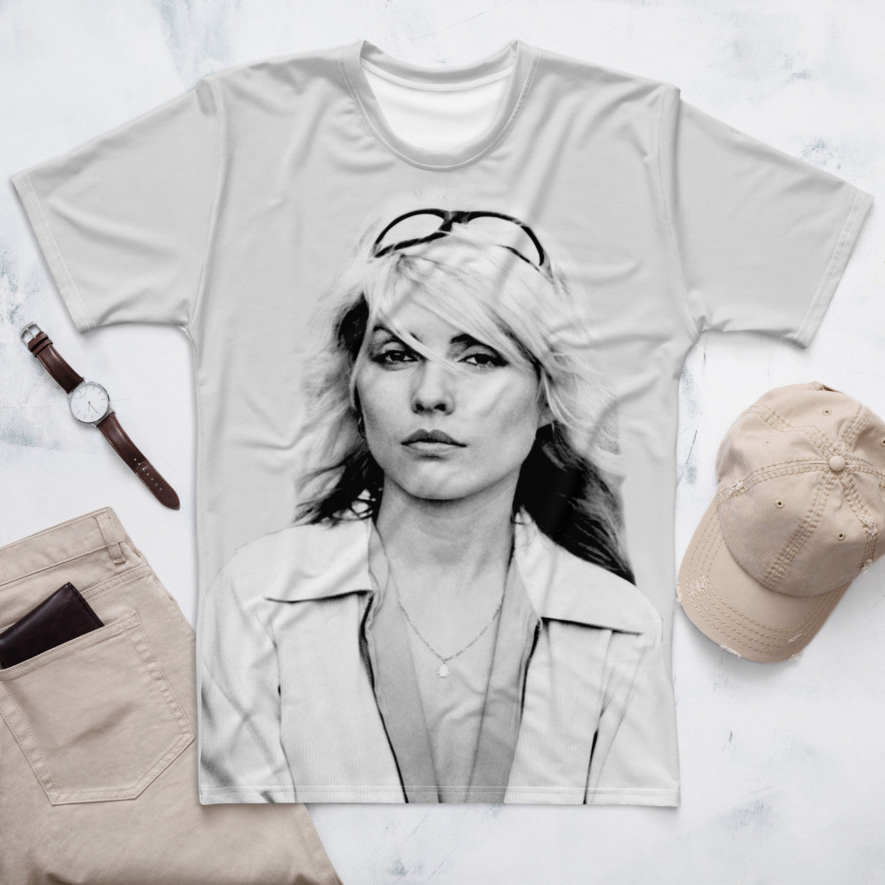 Debbie Harry KiSS Large Print t-shirt - Blondie punk icon music