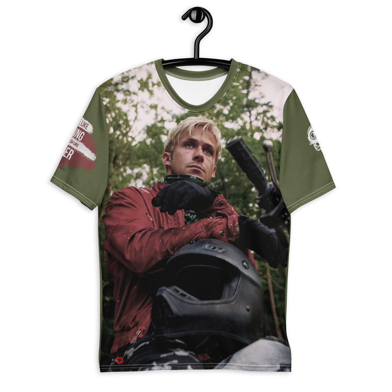 Place Beyond the Pines crew neck t-shirt - Ryan Gosling movie motorbike