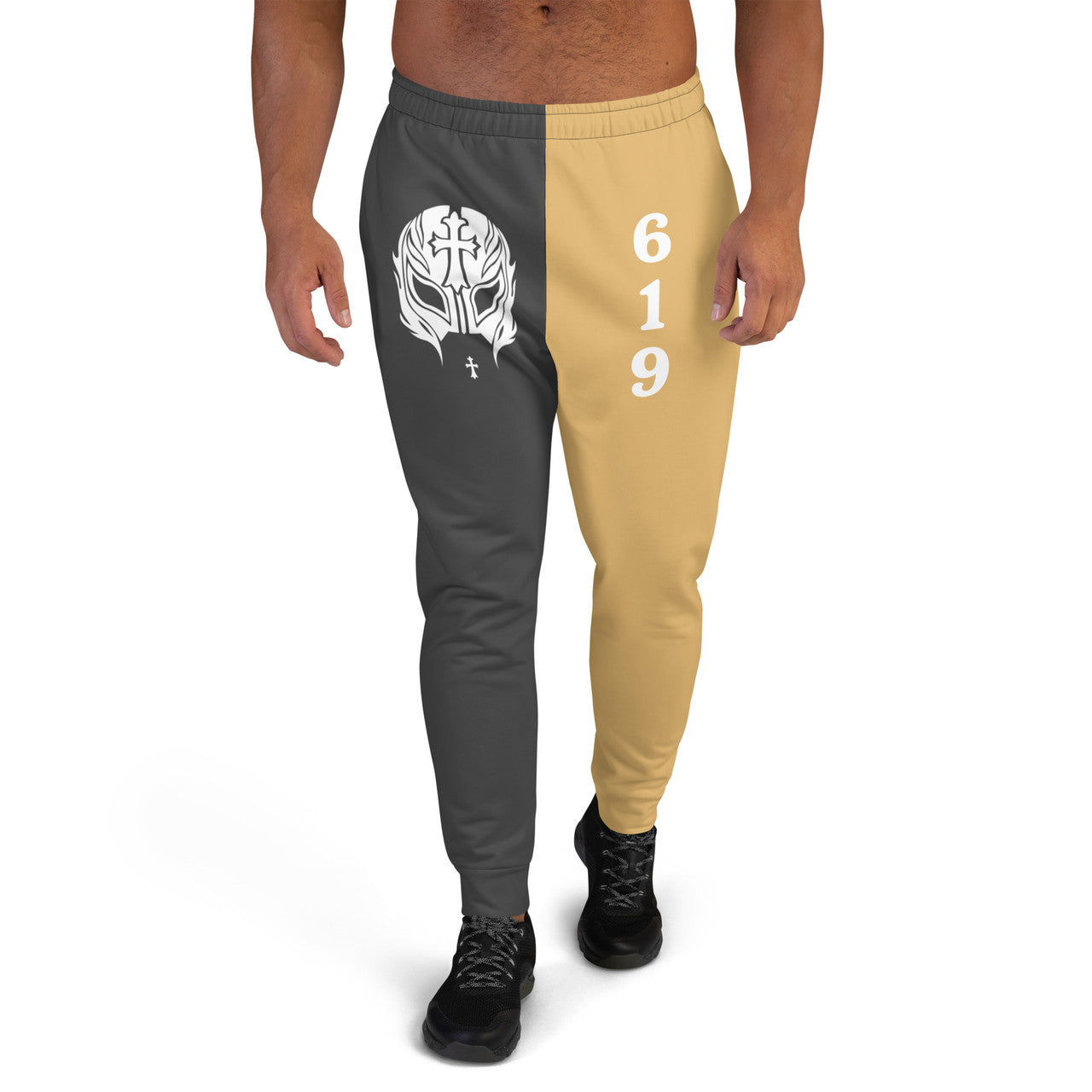 Rey Mysterio Inspired KiSS Men's Joggers - Sports Wrestling 619 Mexico