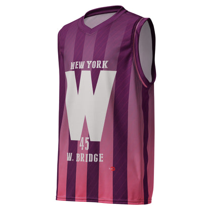 Williamsburg KiSS Recycled unisex basketball jersey - New York Coastguard District
