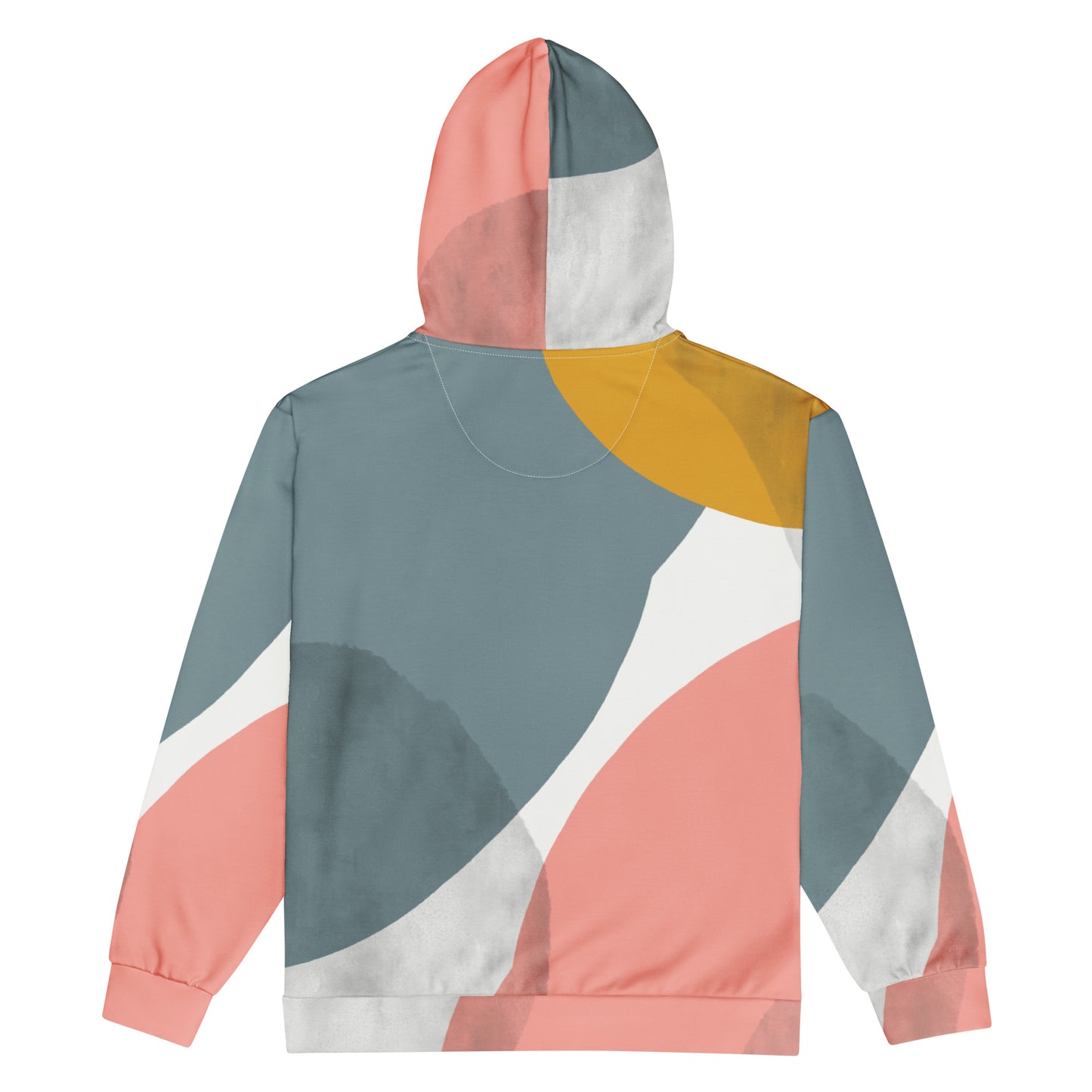 KiSS Clothing Abstract Handmade Unisex zip hoodie