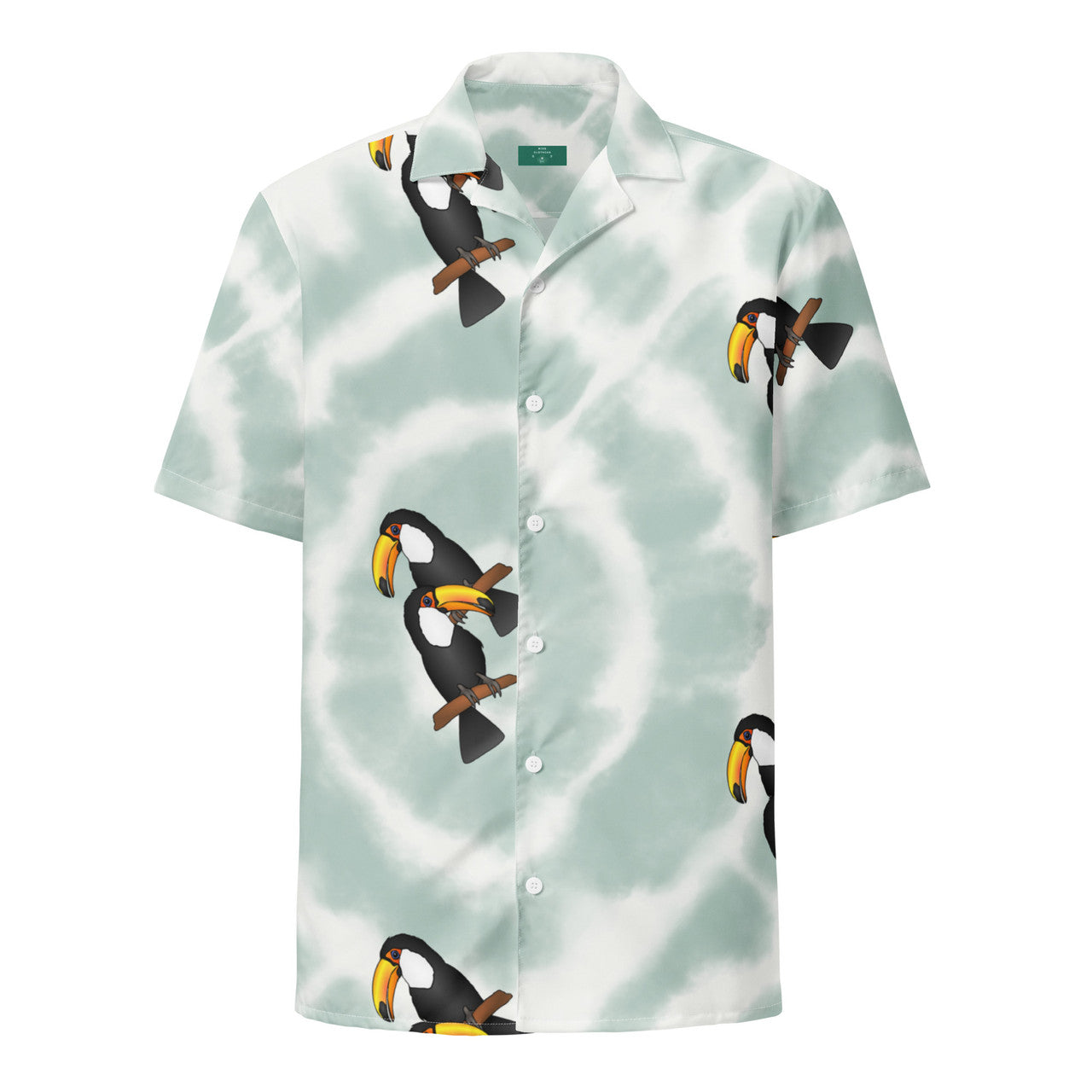 Toucan Bird KiSS Unisex button shirt - Tyler Durden inspired style Brad Pitt Fight Club