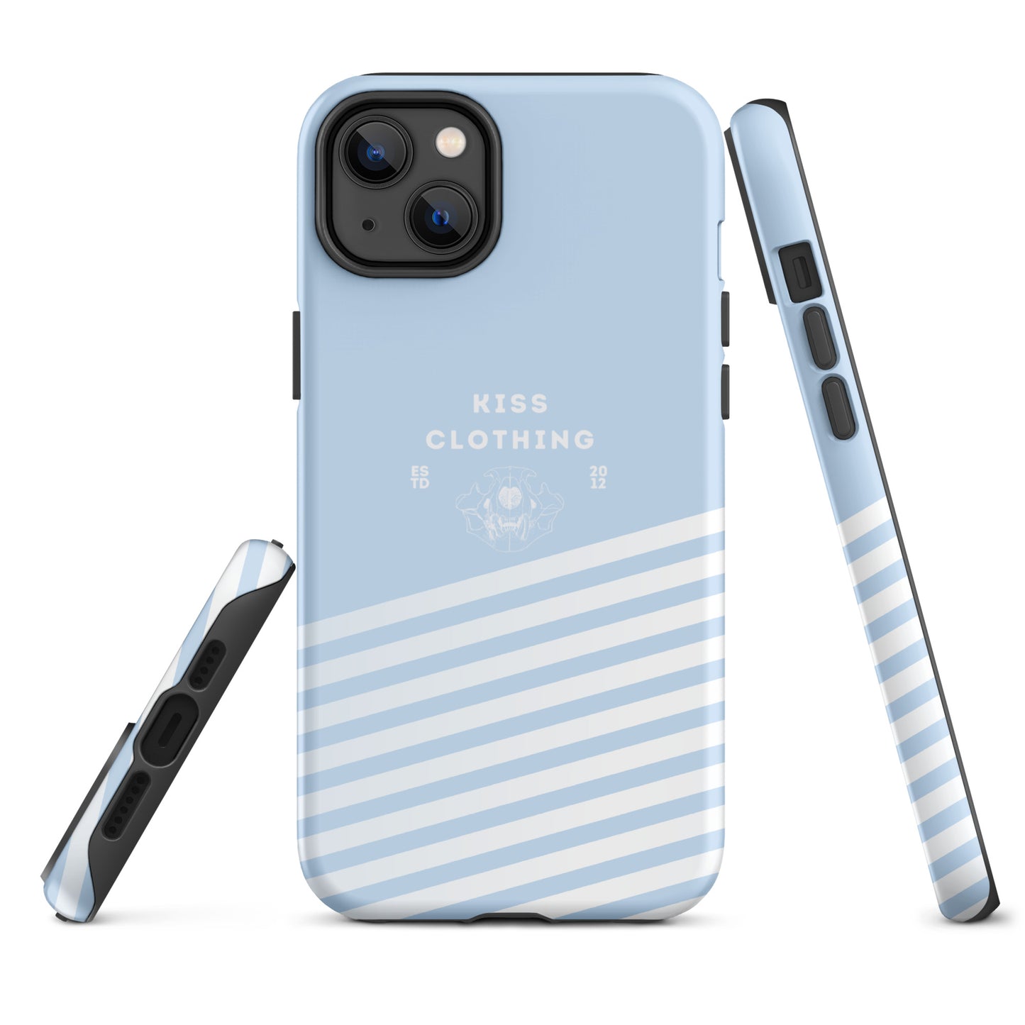 Baby Blue KiSS Skull Logo Tough Case for iPhone®