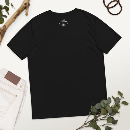 Smiley Skull Unisex organic cotton t-shirt - Fire
