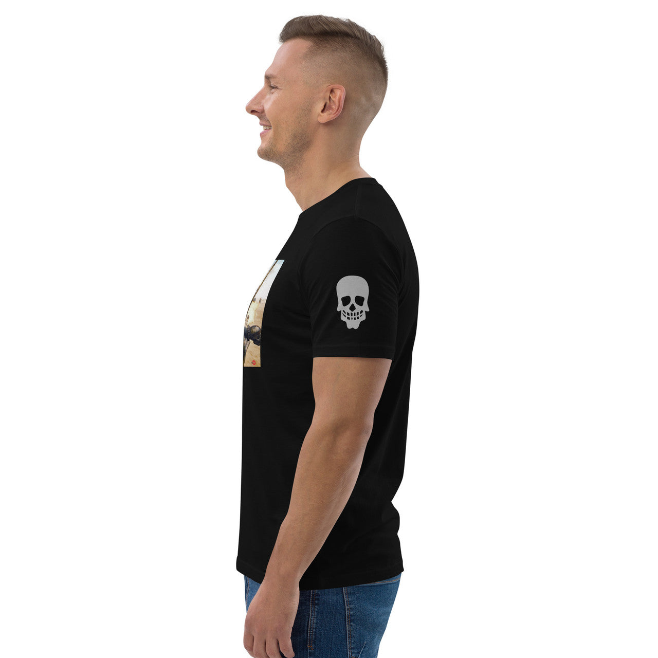 Max Max KiSS Unisex organic cotton t-shirt - Tom Hardy Tattoos skull