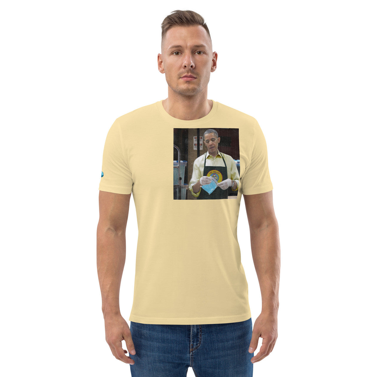 Baracking Bad KiSS Unisex organic cotton t-shirt - Obama Breaking Bad Gus Fring meth