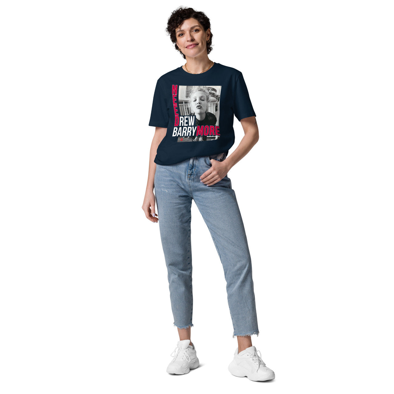 Drew BarryMORE KiSS Unisex organic cotton t-shirt - Scream 90s Poison Ivy