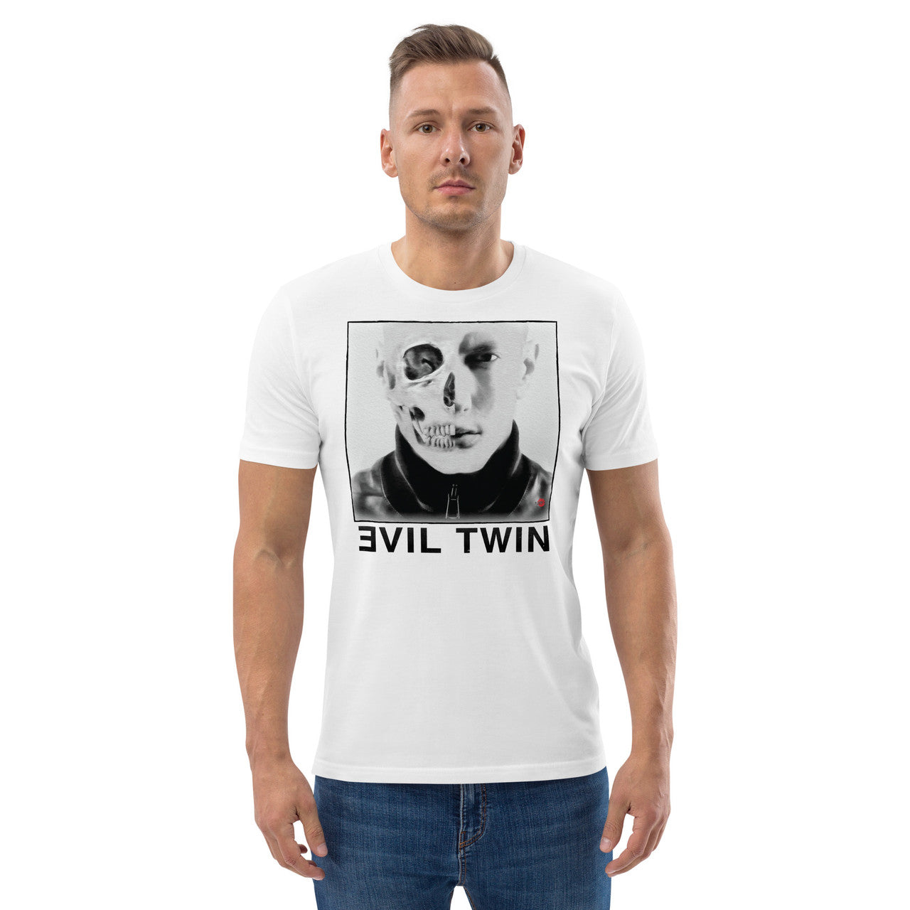 Evil Twin KiSS Unisex organic cotton t-shirt - Music Rapper Skull Shady Marshall Rap God