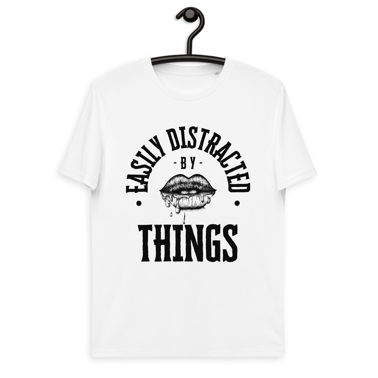 Easily Distracted by Things Unisex organic cotton t-shirt