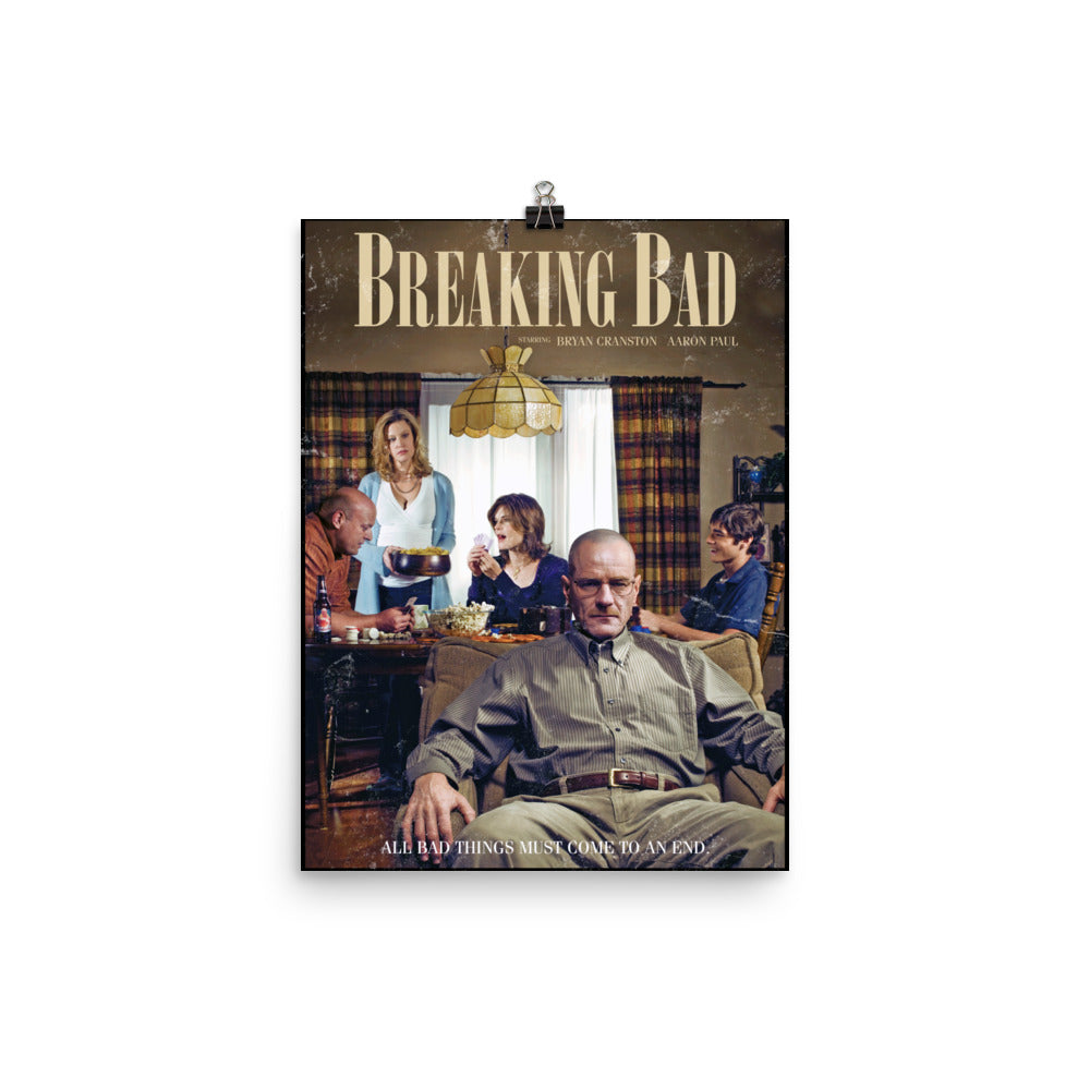 Breaking Bad Retro KiSS poster - TV Inspired Walter White Jesse Pinkman