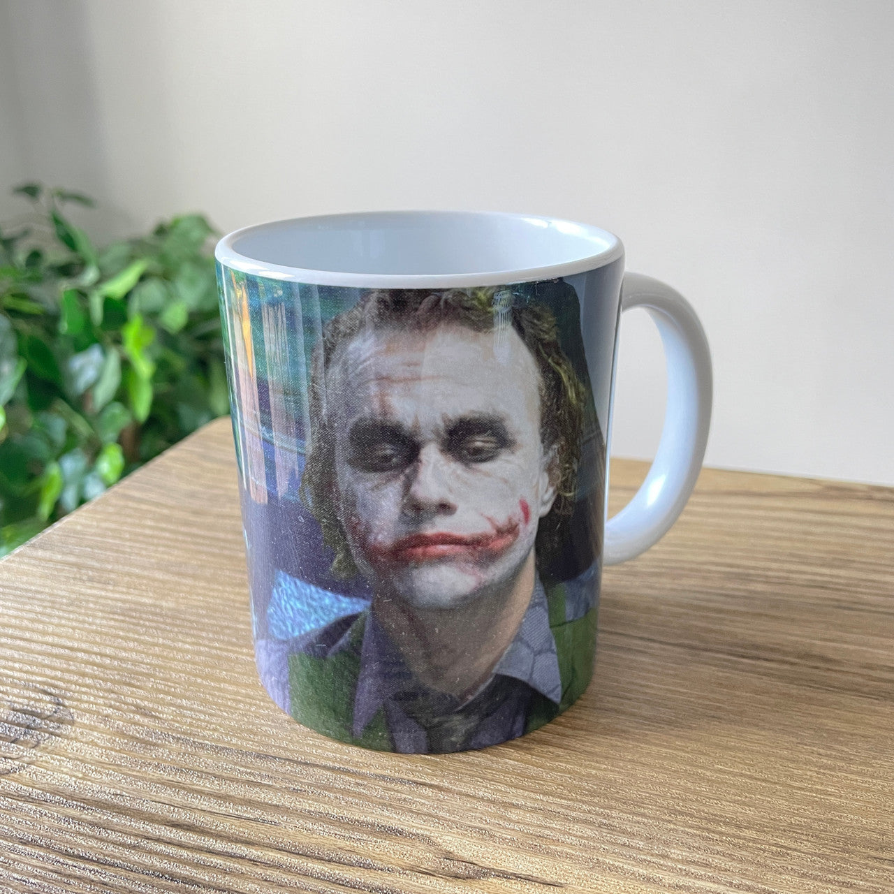 Beetlejuice & The Joker KiSS Mug - funny unique Gift Idea - Home, eye catching cool design - movies - Heath Ledger Michael Keaton Kitchen