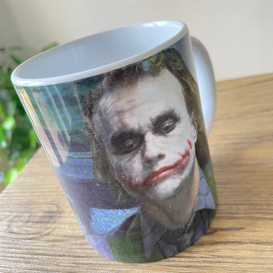 Beetlejuice & The Joker KiSS Mug - funny unique Gift Idea - Home, eye catching cool design - movies - Heath Ledger Michael Keaton Kitchen