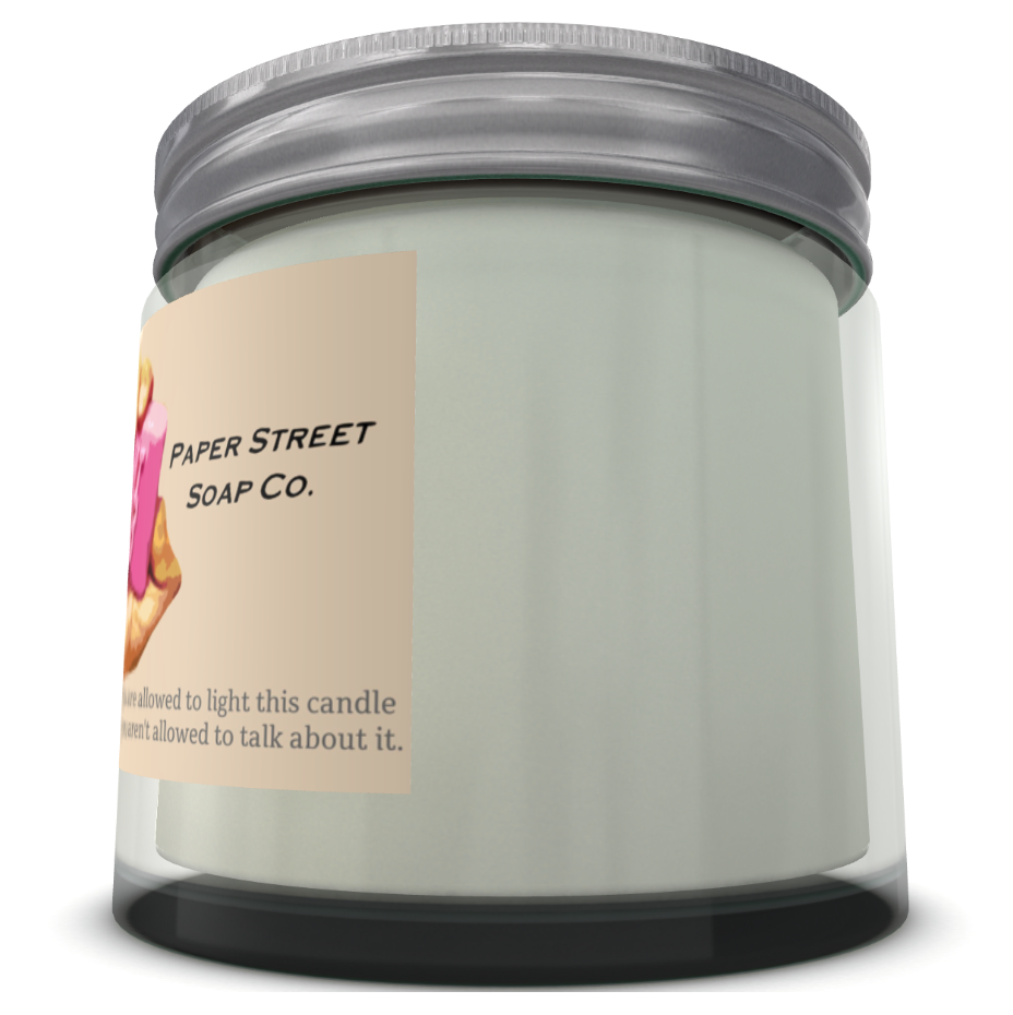 Paper Street KiSS Handmade Candle - Fight Club - Citrus Floral Musk Choose - Brad Pitt Tyler Durden Soap Movie Fan