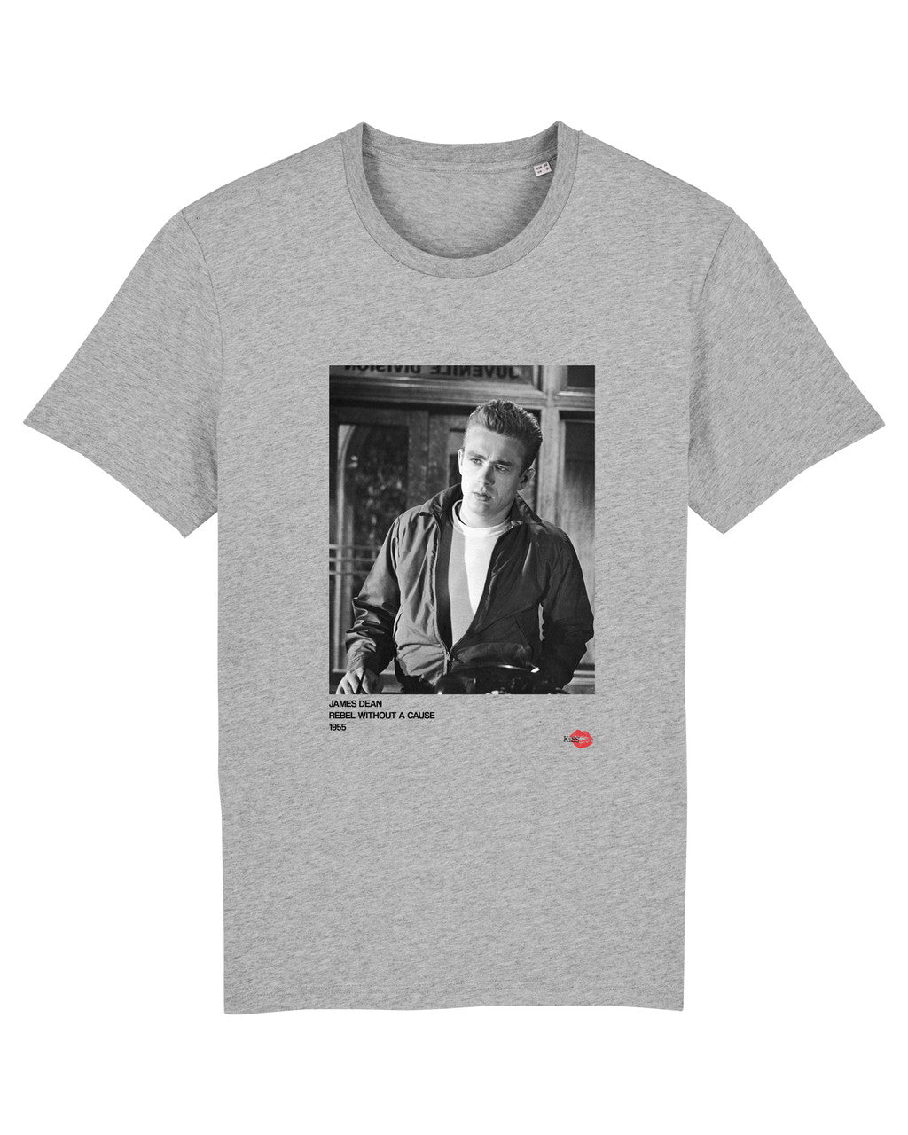 James Dean 1955 KiSS T-Shirt - Rebel Without a Cause - 50s movie - Classic - Icon