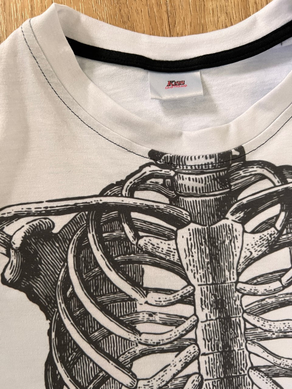 Ribcage KiSS KIDS T-Shirt - Skeleton - Bones Grunge