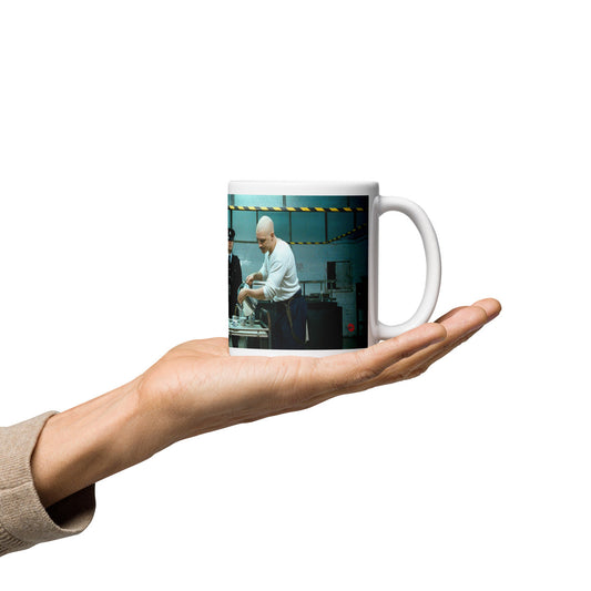Charles Bronson KiSS White glossy mug - Tea Mate Quote Tom Hardy