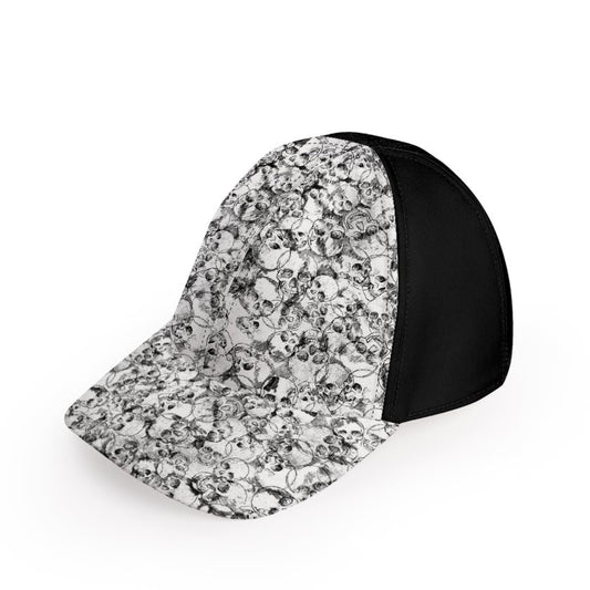 Skulls KiSS Baseball Cap - Skull Print - Crossbones - Edge to Edge print -gift idea Hat